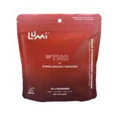 Alternative view of Sour Strawberry Cookies (Hybrid) - 10ct Bags (Case of 10)