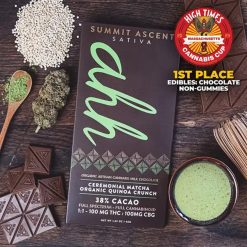 Matcha Crunch Ascent | Milk Chocolate Bar | 200mg 1:1 | THC : CBG
