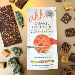 Caramel Crush Calm | Milk Chocolate Bar | 100mg THC | Hash Rosin